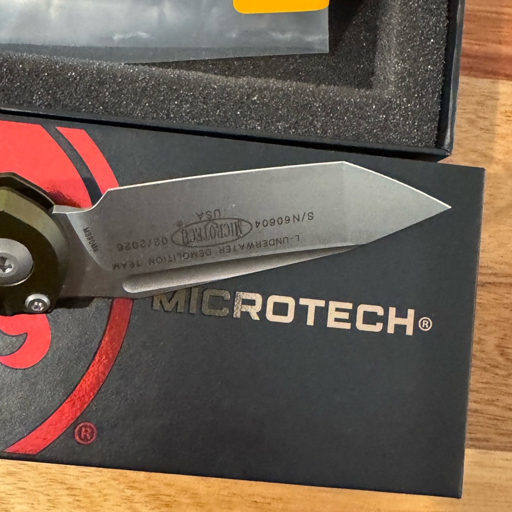 Microtech L.U.D.T. Tanto edge BNIB - Picture 5 of 6